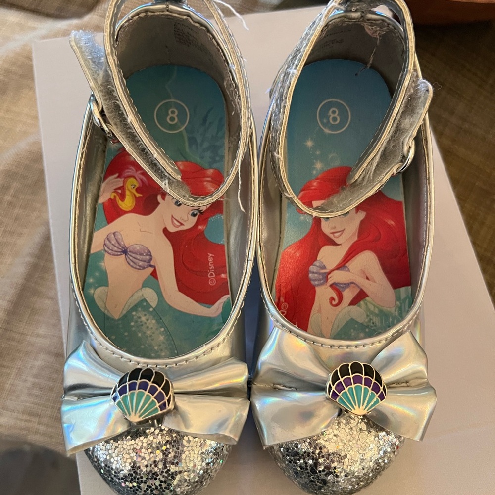 Disney Silver Ariel Glitter Shoes